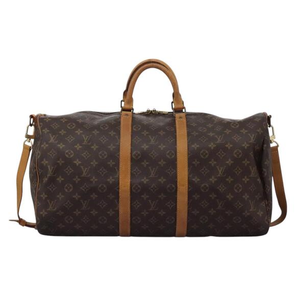 LOUIS VUITTON Monogram Keepall Bandouliere 55 Boston Bag M41414 - Picture 13 of 16